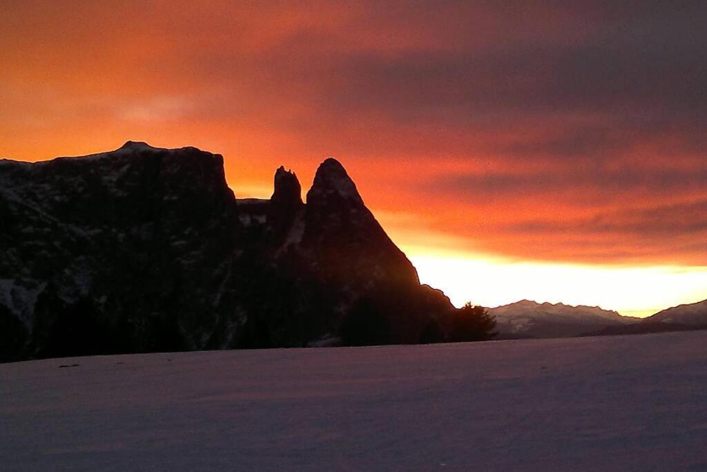 Fantastico Monolocale In Siusi Sciliar Lägenhet Exteriör bild